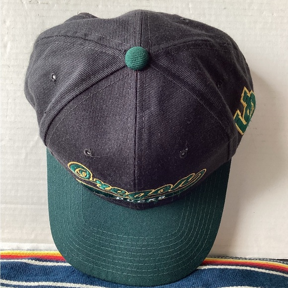Vintage Starter University of Oregon SnapBack script Hat 80% wool the natural - Picture 12 of 13